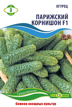 Семена огурца "Парижский корнишон" 3 г фото