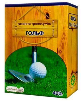 Газонна трава "Гольф" 400 г фото